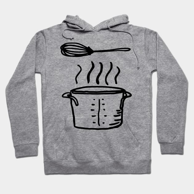 Retro Pot of Soup Hoodie by SWON Design